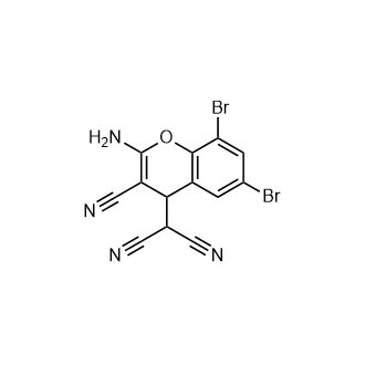 2-(2-amino-6,8-dibromo-3-cyano-4H-chromen-4-yl)malononitrile|CS-0767635