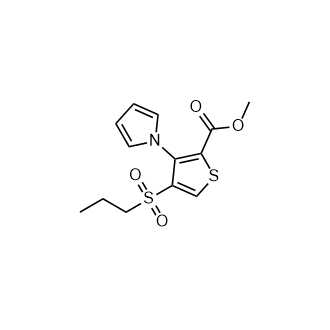 Methyl 4-(Propylsulfonyl)-3-(1H-pyrrol-1-yl)thiophene-2-carboxylate|CS-0767833