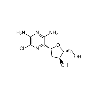 (2R,3S,5R)-5-(3,5-diamino-6-chloropyrazin-2-yl)-2-(hydroxymethyl)tetrahydrofuran-3-ol|CS-0767895