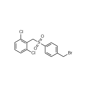 2-(((4-(Bromomethyl)Phenyl)sulfonyl)methyl)-1,3-dichlorobenzene|CS-0767945
