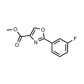 Methyl 2-(3-Fluorophenyl)oxazole-4-carboxylate|CS-0768103