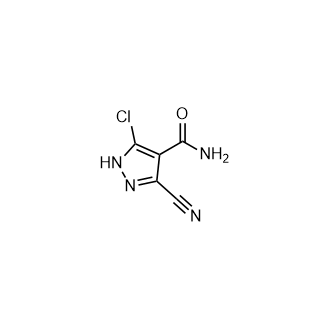 5-Chloro-3-cyano-1H-pyrazole-4-carboxamide|CS-0768175