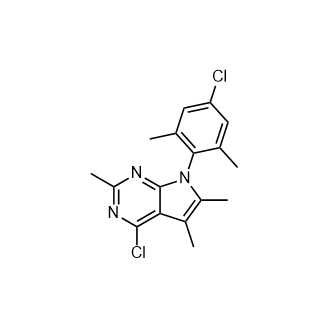 4-Chloro-7-(4-Chloro-2,6-dimethylphenyl)-2,5,6-trimethyl-7H-pyrrolo[2,3-d]pyrimidine|CS-0768562