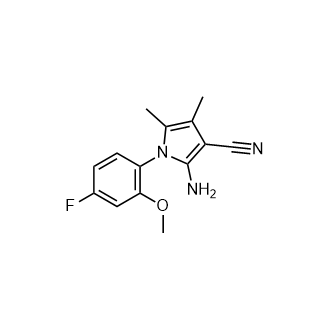 2-Amino-1-(4-Fluoro-2-methoxyphenyl)-4,5-dimethyl-1H-pyrrole-3-carbonitrile|CS-0768577