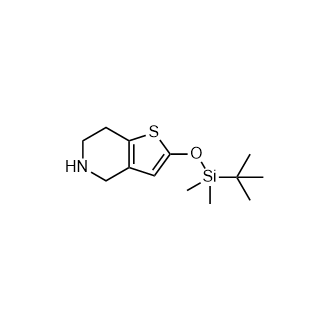 2-((Tert-Butyldimethylsilyl)oxy)-4,5,6,7-tetrahydrothieno[3,2-c]pyridine|CS-0768732