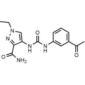 4-[(3-Acetylphenyl)carbamoylamino]-1-ethylpyrazole-3-carboxamide|CS-0768782