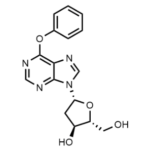 (2R,3S,5R)-2-(Hydroxymethyl)-5-(6-Phenoxy-9H-purin-9-yl)tetrahydrofuran-3-ol|CS-0768902