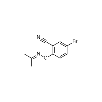 5-Bromo-2-(propan-2-ylideneamino)oxybenzonitrile|CS-0769132