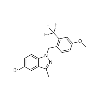 5-Bromo-1-(4-Methoxy-2-(trifluoromethyl)benzyl)-3-methyl-1H-indazole|CS-0769192