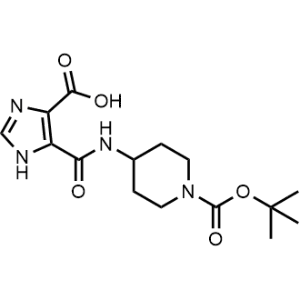 5-({1-[(Tert-butoxy)carbonyl]piperidin-4-yl}carbamoyl)-1H-imidazole-4-carboxylic acid|CS-0769641