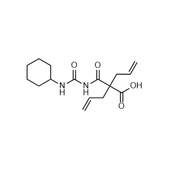2-Allyl-2-((Cyclohexylcarbamoyl)carbamoyl)pent-4-enoic acid|CS-0769793