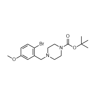 Tert-butyl 4-(2-bromo-5-methoxybenzyl)piperazine-1-carboxylate|CS-0769882