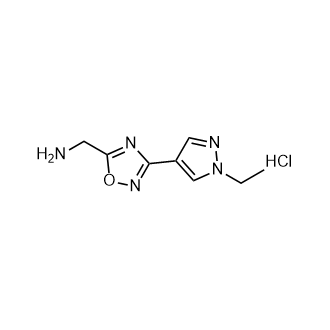 [3-(1-Ethyl-1H-pyrazol-4-yl)-1,2,4-oxadiazol-5-yl]methanamine hydrochloride|CS-0770221