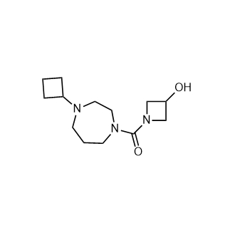(4-Cyclobutyl-1,4-diazepan-1-yl)-(3-hydroxyazetidin-1-yl)methanone|CS-0770393