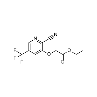 Ethyl {[2-Cyano-5-(Trifluoromethyl)pyridin-3-yl]oxy}acetate|CS-0771171