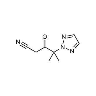 4-Methyl-3-oxo-4-(triazol-2-yl)pentanenitrile|CS-0771556