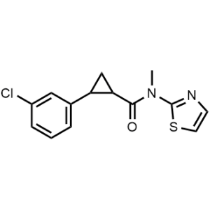 Cyclopropanecarboxamide, 2-(3-Chlorophenyl)-N-methyl-N-2-thiazolyl-|CS-0772349