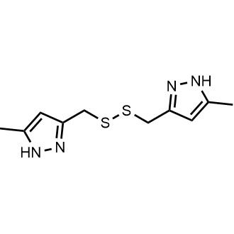 1,2-Bis((5-Methyl-1H-pyrazol-3-yl)methyl)disulfane|CS-0772361