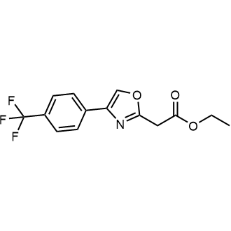 Ethyl 2-(4-(4-(trifluoromethyl)phenyl)oxazol-2-yl)acetate|CS-0772526