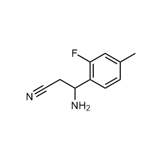 3-Amino-3-(2-fluoro-4-methylphenyl)propanenitrile|CS-0772844