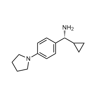 (R)-Cyclopropyl[4-(pyrrolidin-1-yl)phenyl]methanamine|CS-0772891