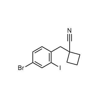 1-(4-Bromo-2-iodobenzyl)cyclobutanecarbonitrile|CS-0773186
