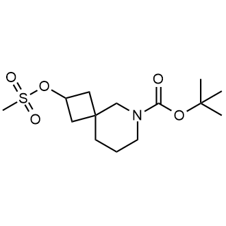 Tert-butyl 2-((methylsulfonyl)oxy)-6-azaspiro[3.5]nonane-6-carboxylate|CS-0773286