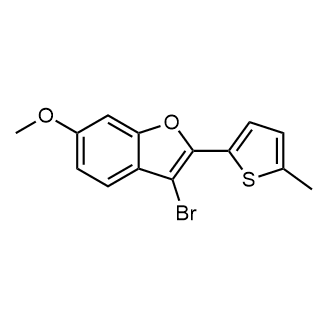 3-Bromo-6-methoxy-2-(5-methylthiophen-2-yl)benzofuran|CS-0773316