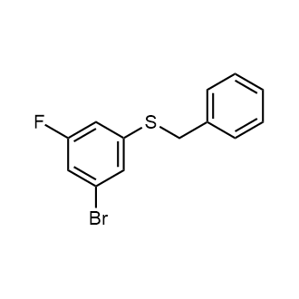 Benzyl(3-bromo-5-fluorophenyl)sulfane|CS-0773368