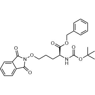 Benzyl (S)-2-((tert-butoxycarbonyl)amino)-5-((1,3-dioxoisoindolin-2-yl)oxy)pentanoate|CS-0773485