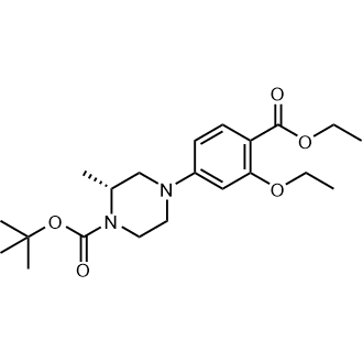 Tert-butyl (R)-4-(3-ethoxy-4-(ethoxycarbonyl)phenyl)-2-methylpiperazine-1-carboxylate|CS-0773560