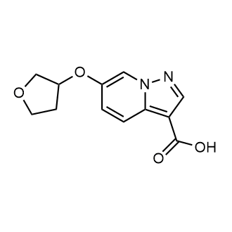 6-((Tetrahydrofuran-3-yl)oxy)pyrazolo[1,5-a]pyridine-3-carboxylic acid|CS-0773686