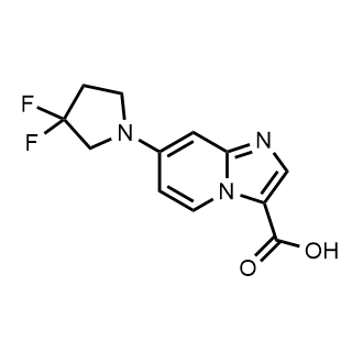 7-(3,3-Difluoropyrrolidin-1-yl)imidazo[1,2-a]pyridine-3-carboxylic acid|CS-0773693