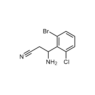 3-Amino-3-(2-bromo-6-chlorophenyl)propanenitrile|CS-0773802