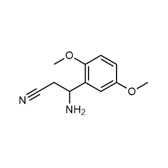 3-Amino-3-(2,5-dimethoxyphenyl)propanenitrile|CS-0773859