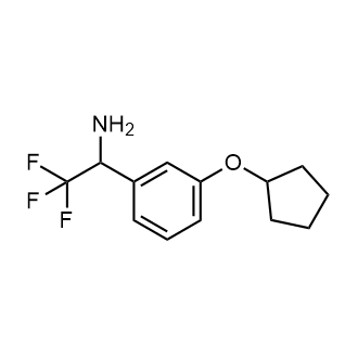 1-(3-Cyclopentyloxyphenyl)-2,2,2-trifluoroethylamine|CS-0773907