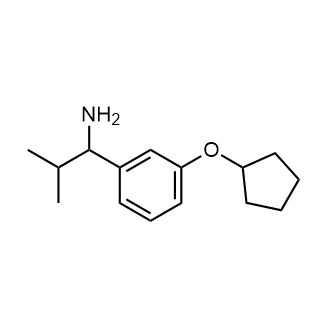 1-(3-Cyclopentyloxyphenyl)-2-methylpropylamine|CS-0773915