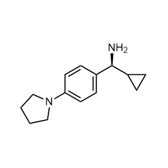 (S)-Cyclopropyl[4-(pyrrolidin-1-yl)phenyl]methanamine|CS-0773916