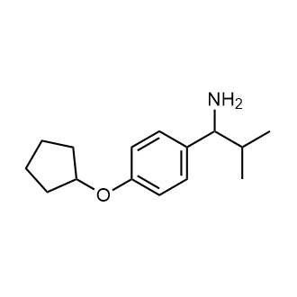 1-(4-Cyclopentyloxyphenyl)-2-methylpropylamine|CS-0773942