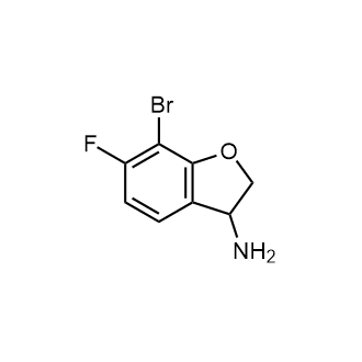 7-Bromo-6-fluoro-2,3-dihydro-1-benzofuran-3-amine|CS-0773988