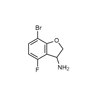 7-Bromo-4-fluoro-2,3-dihydro-1-benzofuran-3-amine|CS-0773990
