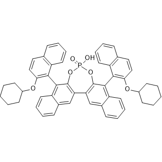 Dinaphtho[2,3-d:2′,3′-f][1,3,2]dioxaphosphepin, 5,9-bis[2-(cyclohexyloxy)-1-naphthalenyl]-7-hydroxy-, 7-oxide|CS-0774280