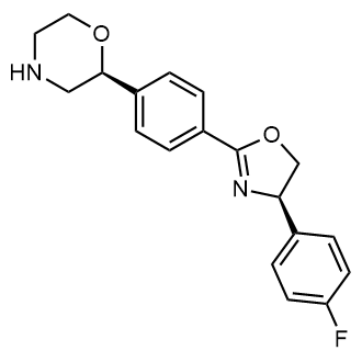 (2S)-2-[4-[(4R)-4-(4-Fluorophenyl)-4,5-dihydro-2-oxazolyl]phenyl]morpholine|CS-0775350