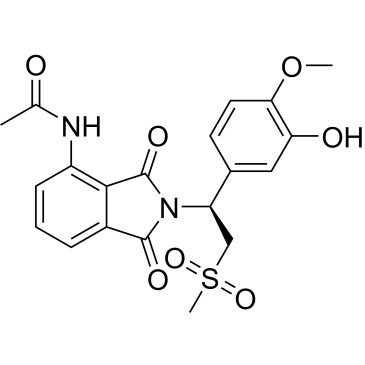 N-[2,3-Dihydro-2-[(1S)-1-(3-hydroxy-4-methoxyphenyl)-2-(methylsulfonyl)ethyl]-1,3-dioxo-1H-isoindol-4-yl]acetamide Apremilast Impurity|CS-0775486