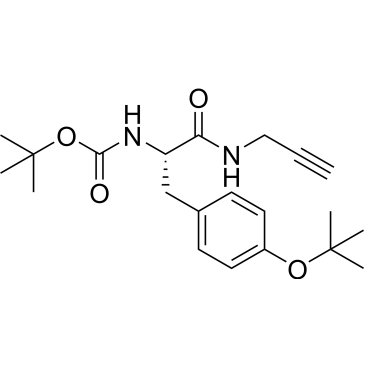 1,1-Dimethylethyl N-[(1S)-1-[[4-(1,1-dimethylethoxy)phenyl]methyl]-2-oxo-2-(2-propyn-1-ylamino)ethyl]carbamate|CS-0775528