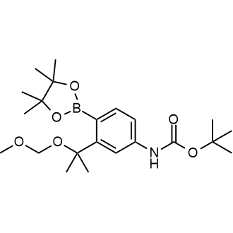 tert-Butyl (3-(2-(methoxymethoxy)propan-2-yl)-4-(4,4,5,5-tetramethyl-1,3,2-dioxaborolan-2-yl)phenyl)carbamate|CS-0775715