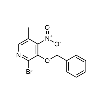 2-Bromo-5-methyl-4-nitro-3-(phenylmethoxy)pyridine|CS-0775736