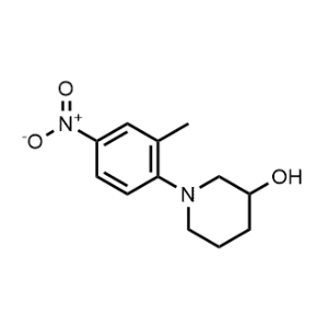 1-(2-Methyl-4-nitrophenyl)piperidin-3-ol|CS-0776016