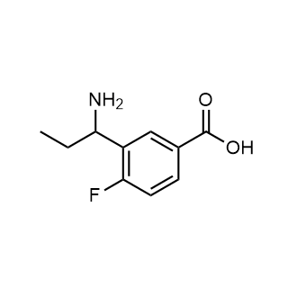 3-(1-Aminopropyl)-4-fluorobenzoic acid|CS-0776432