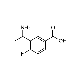 3-(1-Aminoethyl)-4-fluorobenzoic acid|CS-0776447
